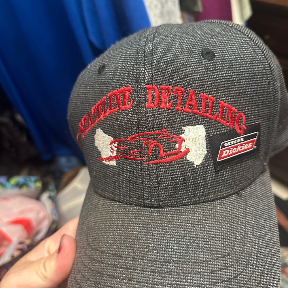 Dickies Black Cap with Embroidered Logo